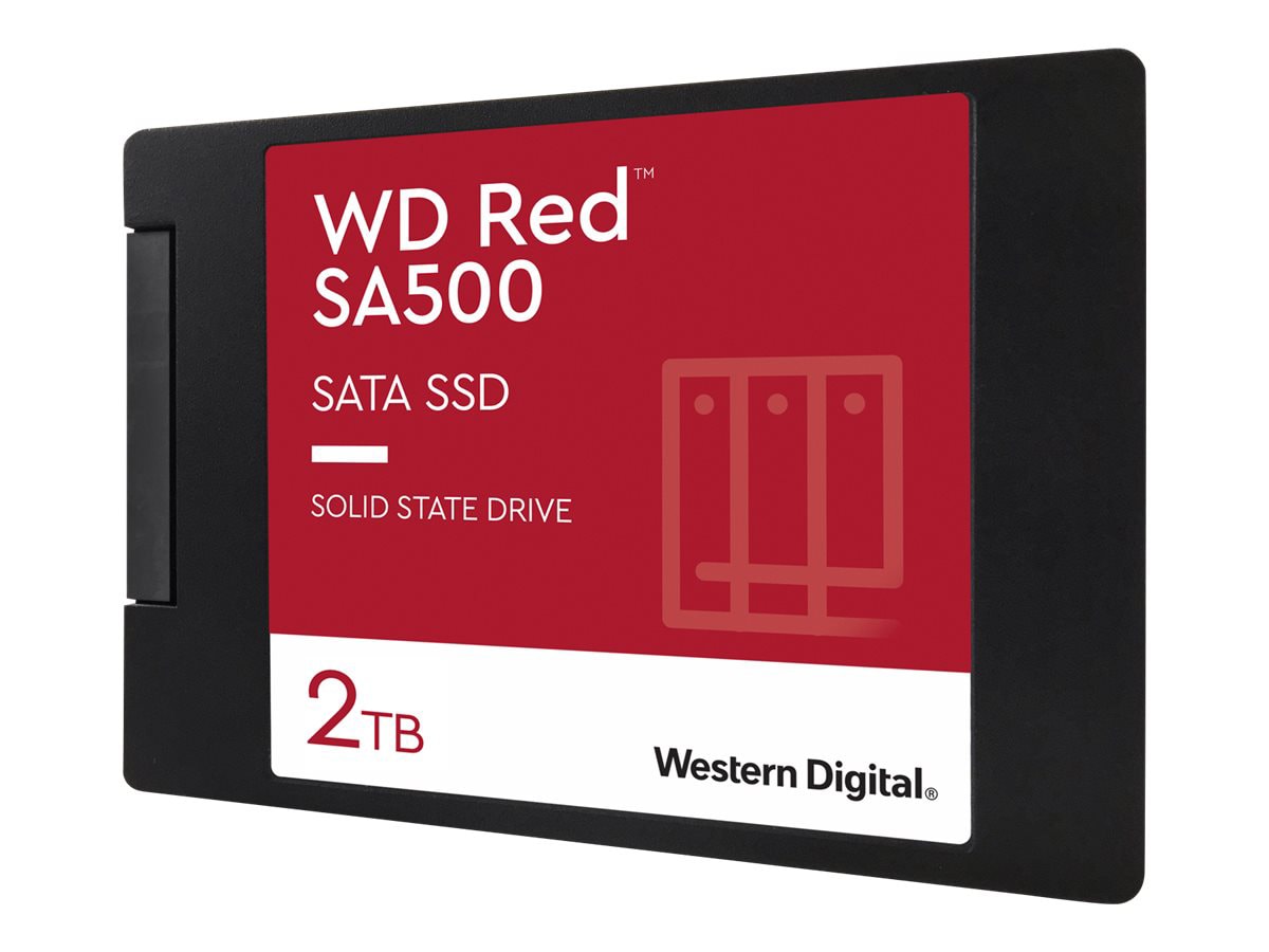DISQUE DUR Western Digital RED SSD SA500 1 To 2.5 SATA 6Gb/s pour NAS  *WDS100T1R0A *