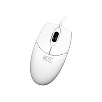 GETT - mouse - USB - white