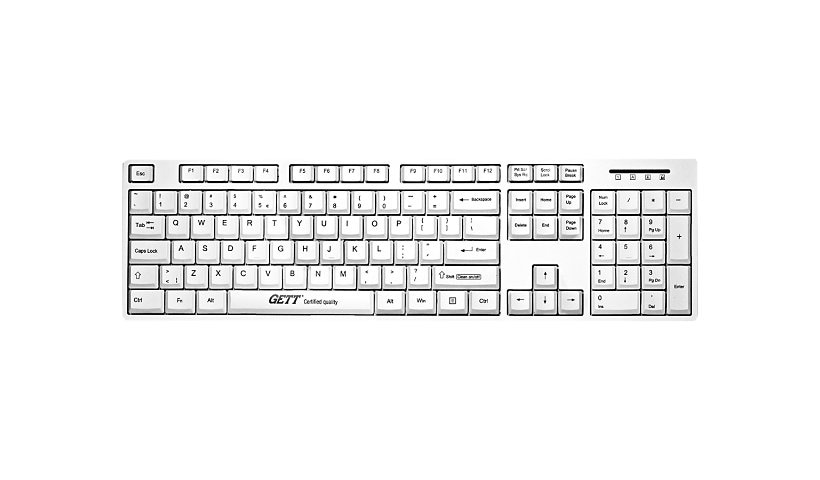 GETT - keyboard - white
