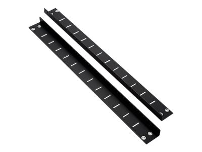 Wall Mount Cabinet, 12RU Rear Rail Kit, Black