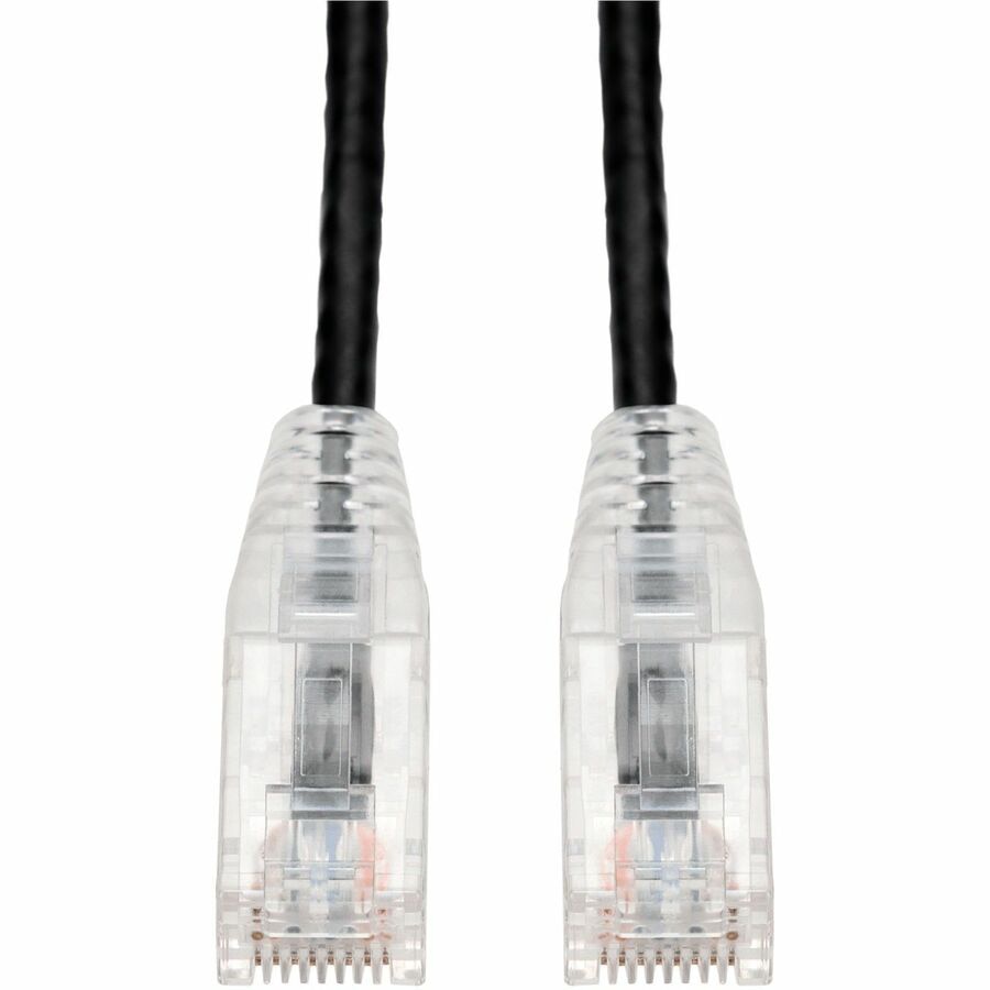 Proline 7ft Black CAT 6 Slim PVC Ethernet Cable Snagless Clear-Claw RJ-45 M