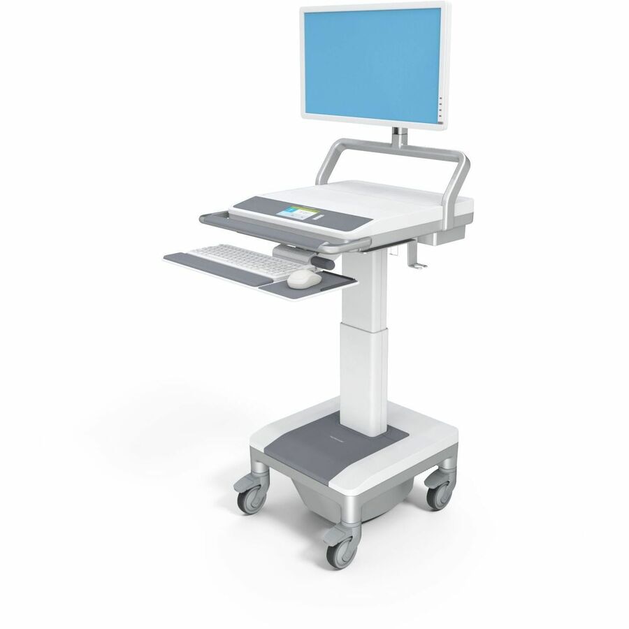Capsa Healthcare - T7 Powered Cart (T79NNLP2P600) - Powered Mobile Computing Cart - 120V Power System - Electronic Lift