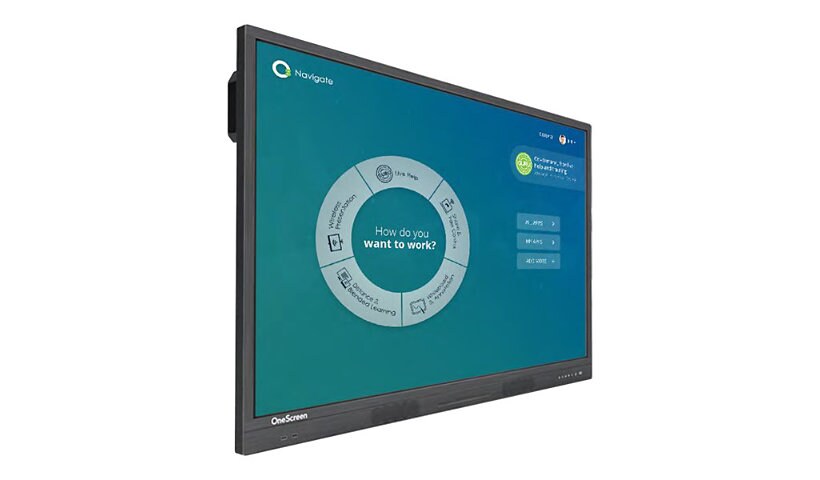 OneScreen Canvas c5-75 75" LED-backlit LCD display - 4K - for digital signa