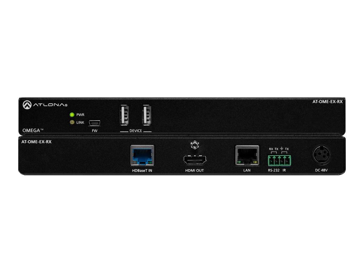 Atlona AT-OME-EX-KIT - video/audio/infrared/USB/serial/network extender - HDBaseT
