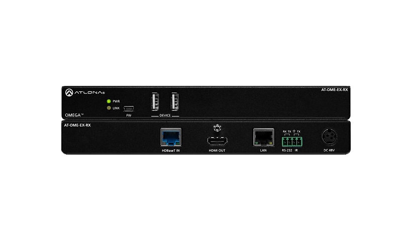 Atlona AT-OME-EX-KIT - video/audio/infrared/USB/serial/network extender - HDBaseT