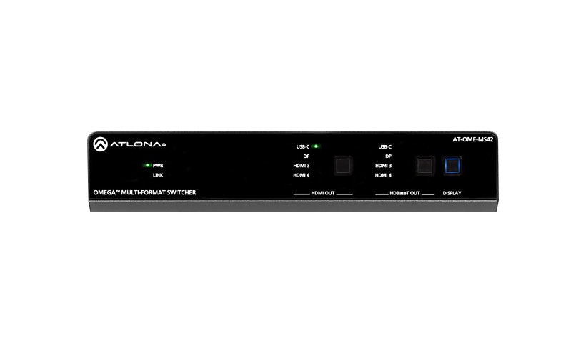 Atlona Omega AT-OME-MS42 4x2 matrix switcher / audio disembedder / HDBaseT converter