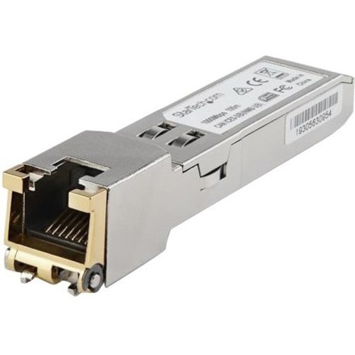 StarTech.com Cisco GLC-TE Compatible Module - 1000BASE-T 1G Copper SFP to RJ45- Extended Temp 100m