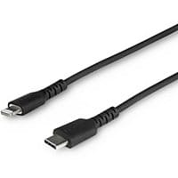 StarTech.com 3ft/1m Durable USB-C to Lightning Cable MFi Certified - Black