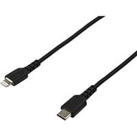 StarTech.com 6ft/2m Durable USB-C to Lightning Cable MFi Certified - Black