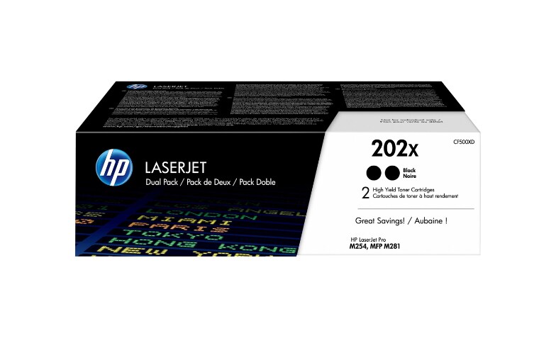 HP 202X CF500XD Original High Yield Laser Toner Cartridge