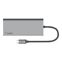 Belkin USB-C 6-in-1 Multiport Adapter, Laptop Docking Station, 4k HDMI, 60W