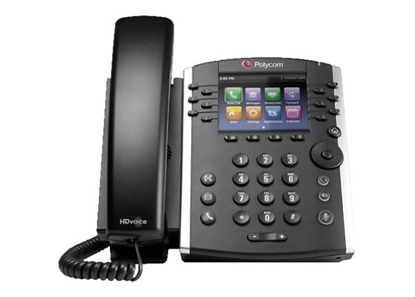 Poly VVX 411 - Skype for Business Edition - téléphone VoIP