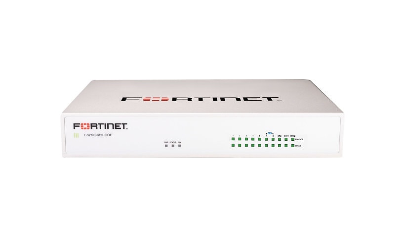 Fortinet FortiGate 61F - security appliance - with 3 years FortiCare 24X7 Comprehensive Support + 3 years FortiGuard