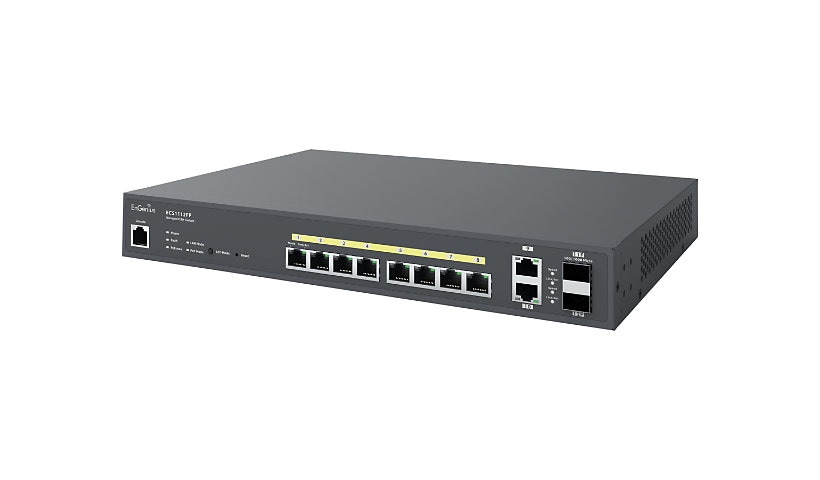 EnGenius Cloud Switch Series ECS1112FP - switch - 8 ports - managed - rack-mountable