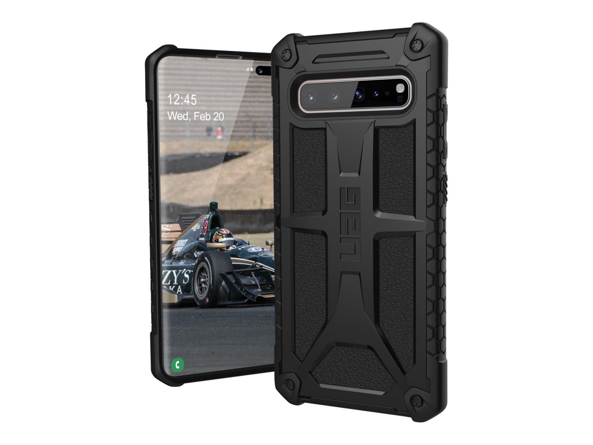 UAG Rugged Case for Samsung Galaxy S10 5G - Monarch Black - back cover for