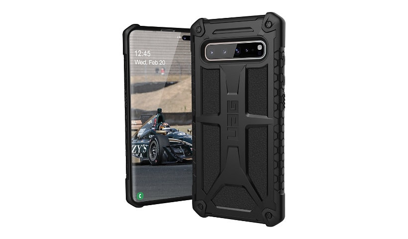 UAG Rugged Case for Samsung Galaxy S10 5G - Monarch Black - back cover for