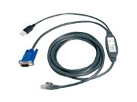 Avocent - keyboard / video / mouse (KVM) cable - 3.05 m