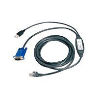 Avocent - keyboard / video / mouse (KVM) cable - 3.05 m