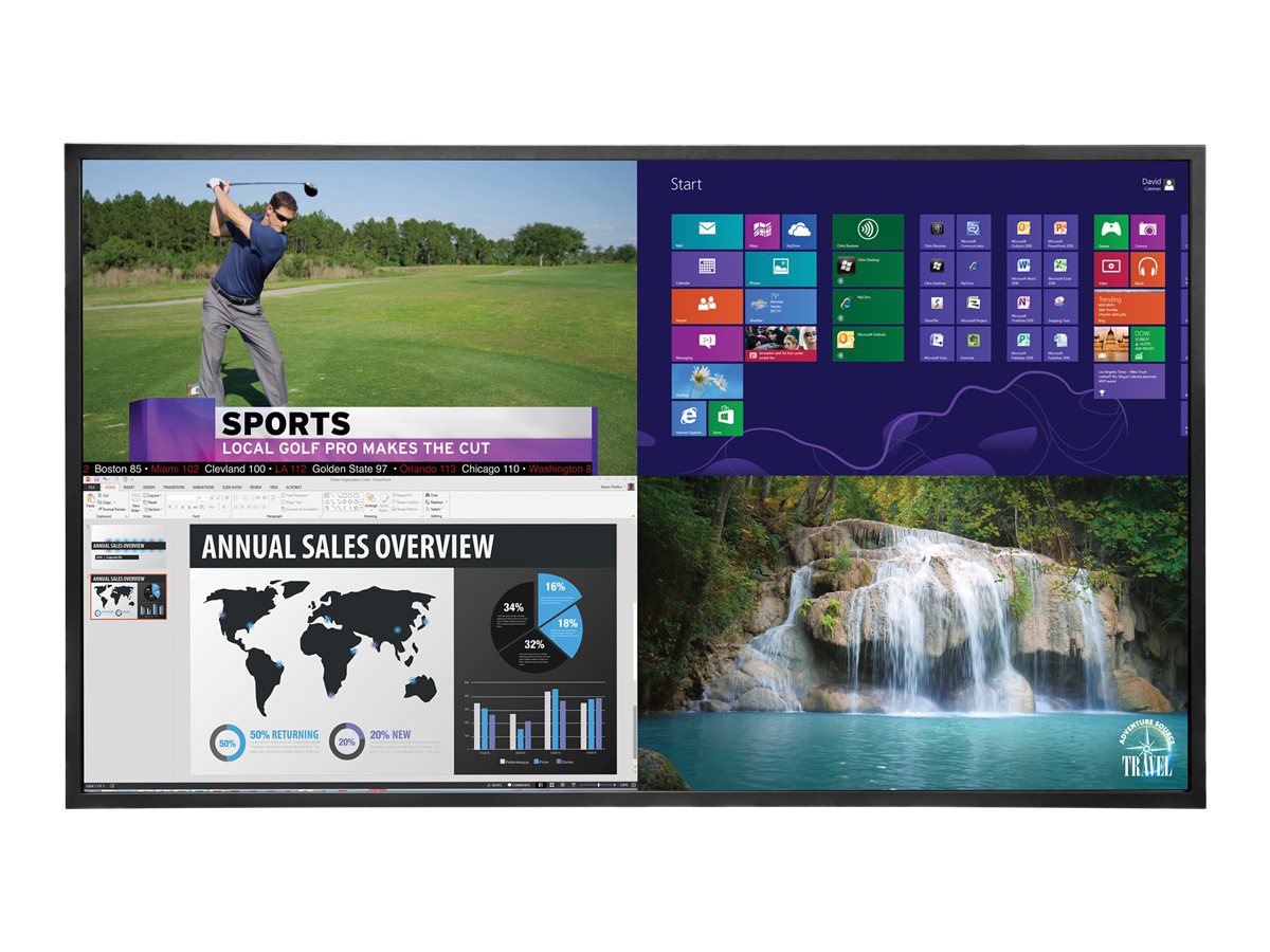 Planar EP6524K EP-Series - 65" LED-backlit LCD display - 4K - for digital signage - TAA Compliant