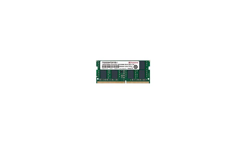 Transcend Industrial Grade - DDR4 - module - 16 GB - SO-DIMM 260-pin - 2400