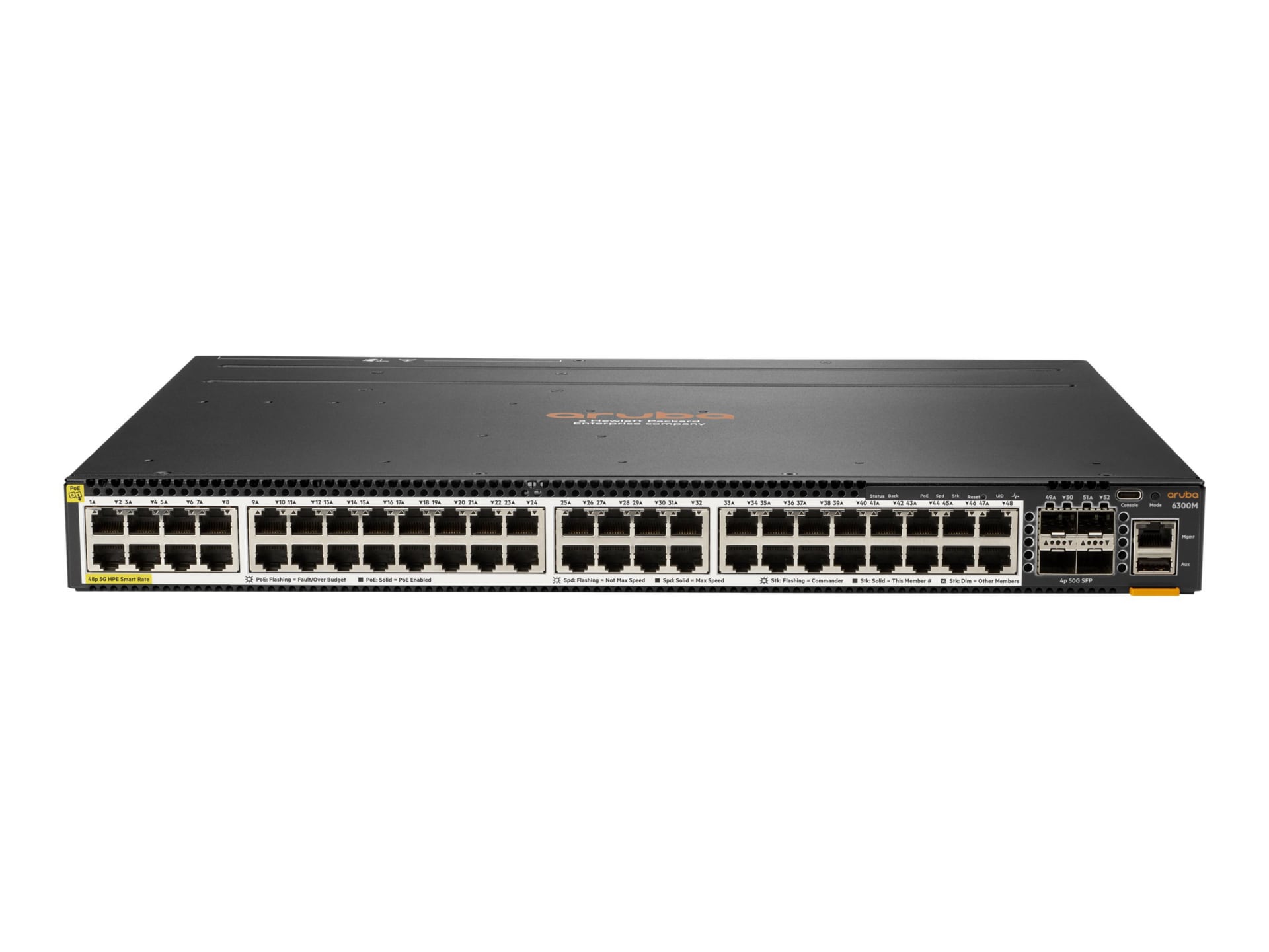 HPE Aruba 6300M - switch - 48 ports - managed - rack-mountable