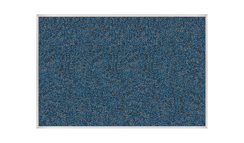 MooreCo Rubber-Tak bulletin board - 48 in x 72 in - blue