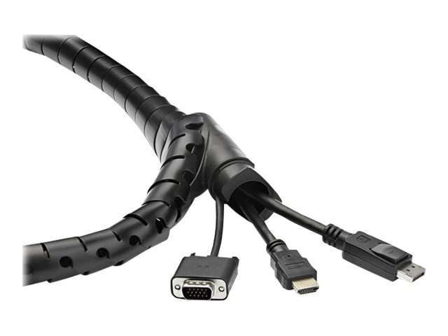 Thumbnail 3 of 13 for StarTech.com 2.5m / 8.2ft Cable Management Sleeve - Spiral - 25mm / 1" Diameter - W/ Cable Loading Tool - Expandable