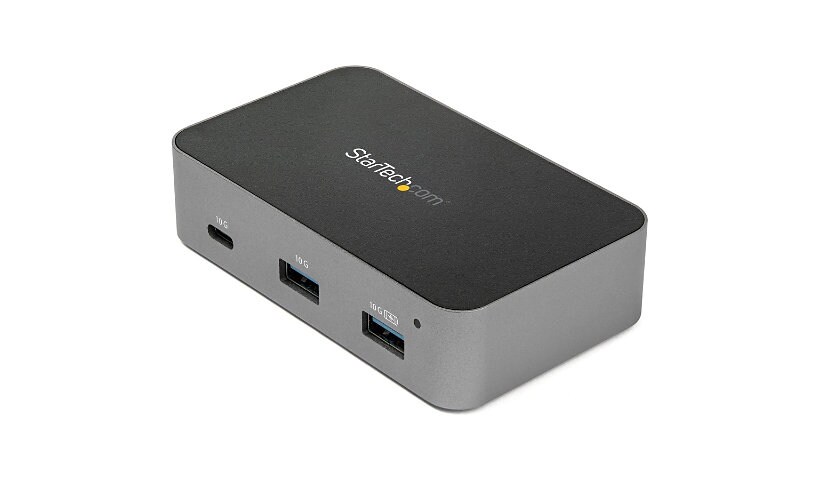 StarTech.com 3 Port USB C 3.1 Gen 2 Hub w/ Ethernet Adapter - 10Gbps USB Type C Hub 2x USB-A USB-C