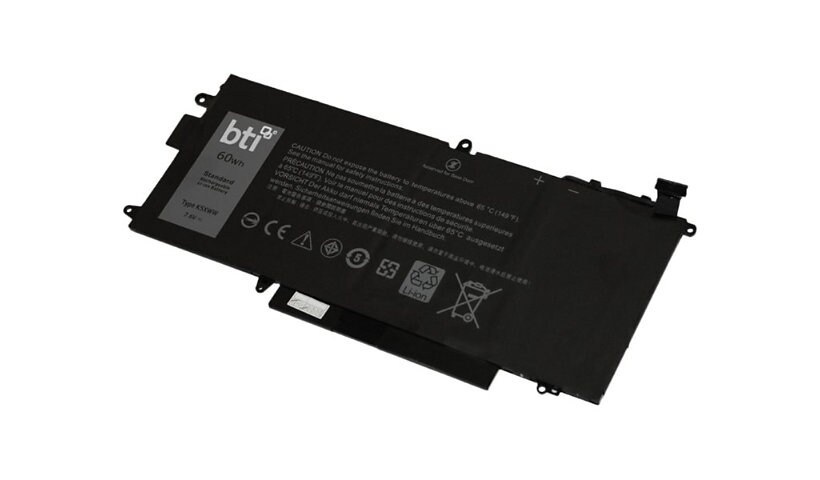 BTI K5XWW-BTI - notebook battery - Li-pol - 7894 mAh - 60 Wh