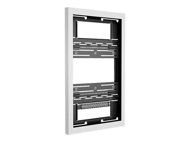 Chief LW Series Impact On-Wall Kiosk - Portrait - enclosure - for LCD display - white