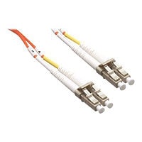Axiom LC-LC Multimode Duplex OM2 50/125 Fiber Optic Cable - 10m - Orange -