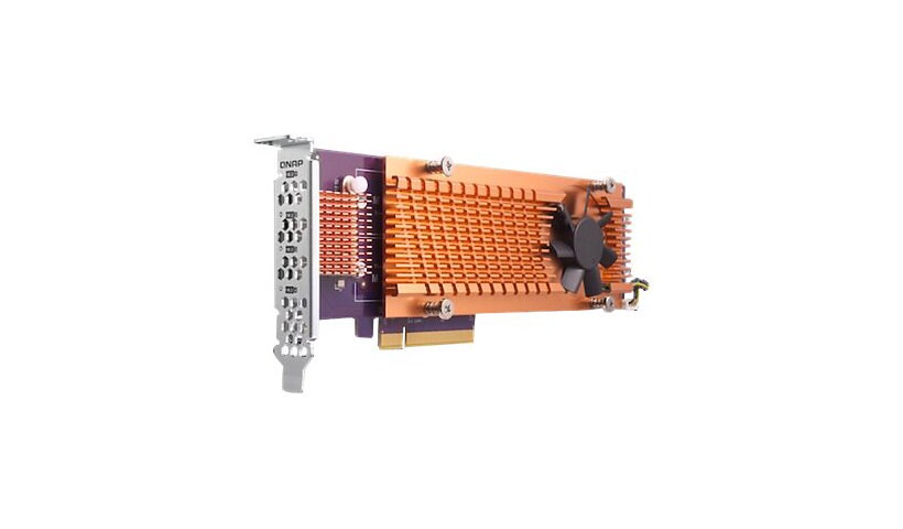 QNAP QM2-4S-240 - storage controller - SATA - PCIe 2.0 x4