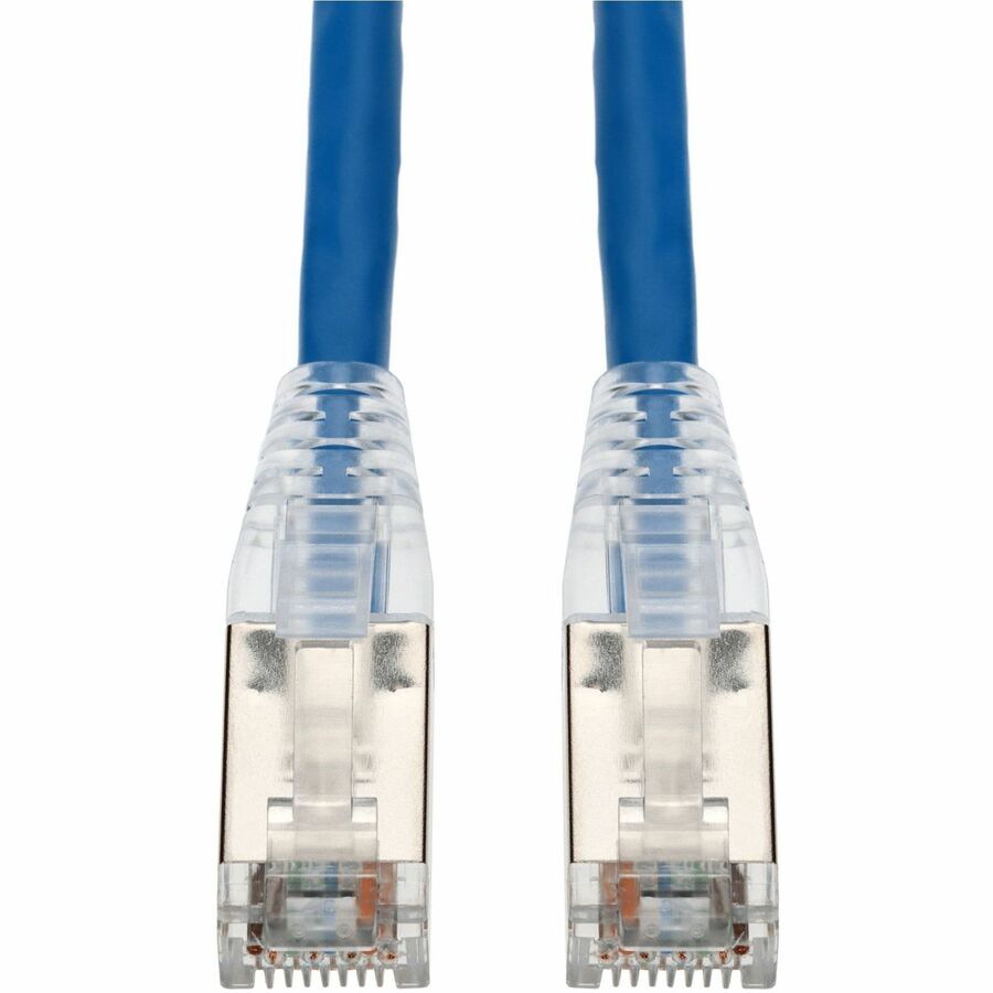 Proline 4ft Blue CAT 6 Shielded PVC Ethernet Cable Snagless Easy Clear Boot RJ-45 M/M