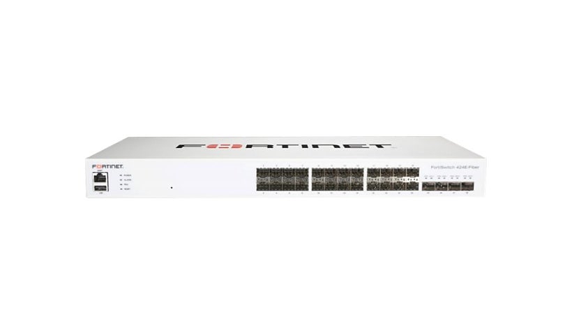 Fortinet FortiSwitch 424e - switch - 24 ports - managed - rack-mountable