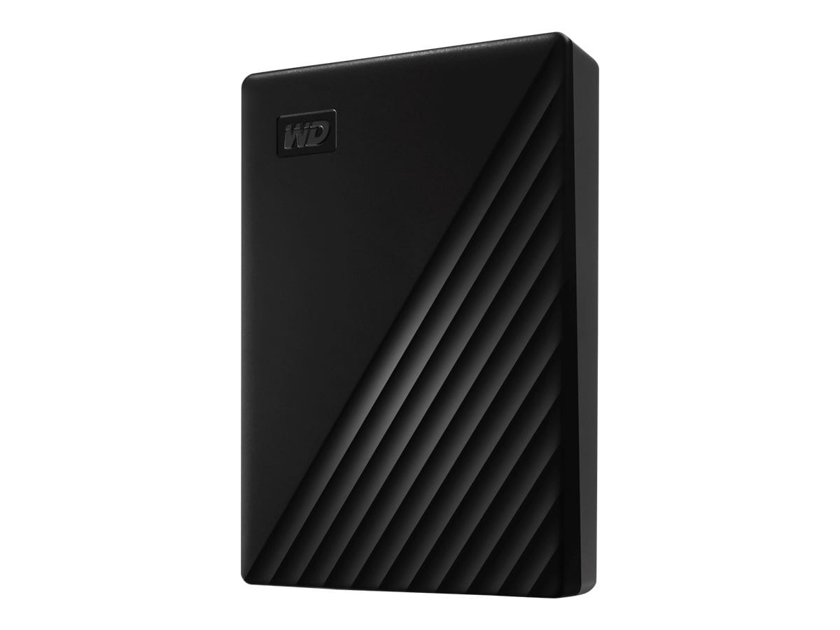 WD My Passport WDBPKJ0050BBK - Disque dur - chiffré - 5 To - externe  (portable) - USB 3.2 Gen 1 - 5400 tours/min - AES 256 bits - noir