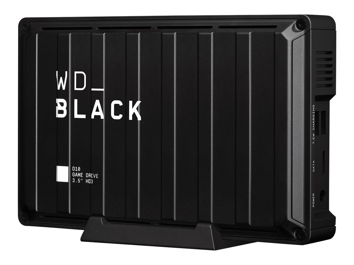 Wd Black D10 Game Drive Wdba3p0080hbk Hard Drive 8 Tb Usb 3 2 Gen 1 Wdba3p0080hbk Nesn Hard Drives Cdw Com