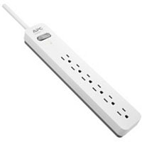 APC 6-Outlet Surge Protector, 6ft Cord 1080 Joules Essential Series, White