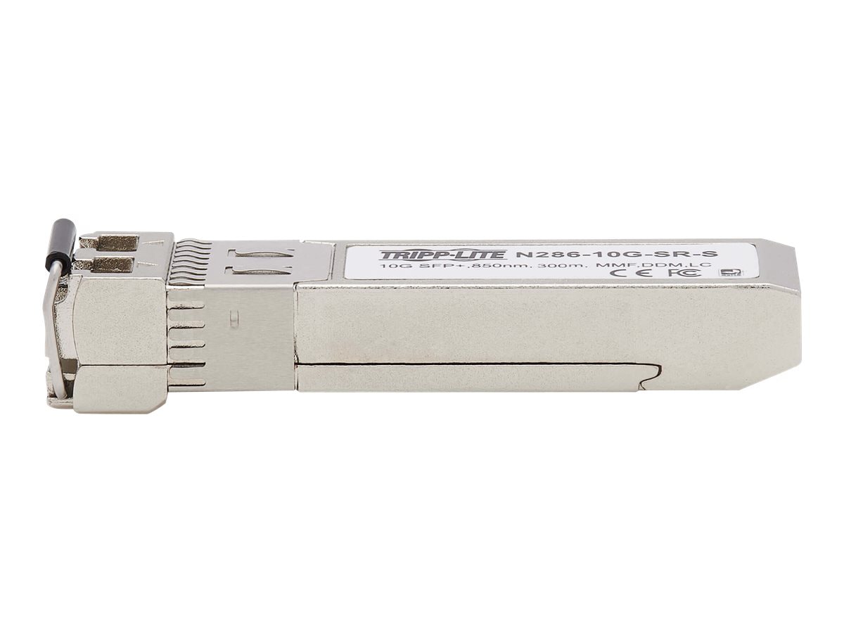 Tripp Lite Cisco-Compatible SFP-10G-SR-S SFP+ Transceiver - 10GBase-SR, DDM, MMF, LC, 850 nm, 300 m (984 ft.) - SFP+