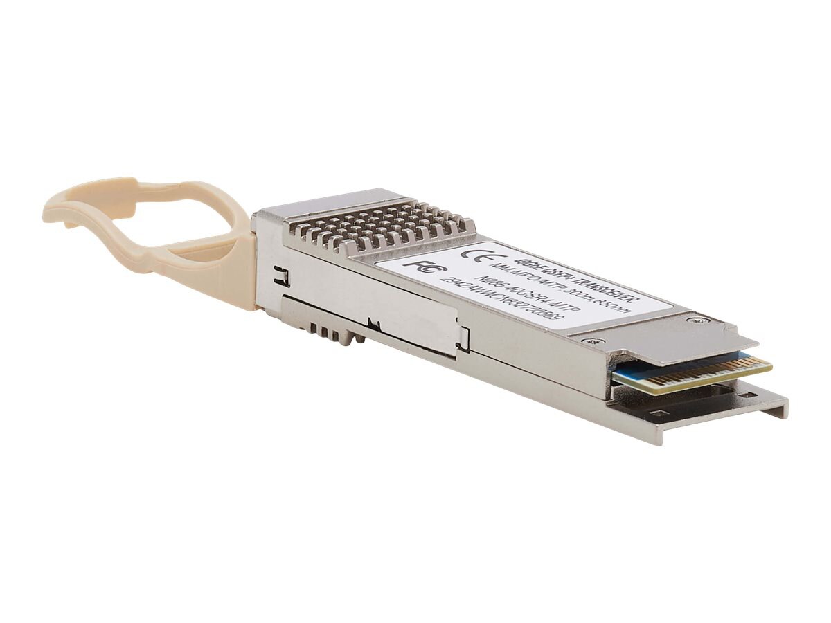 Tripp Lite Cisco-Compatible QSFP-40G-SR4 QSFP+ Transceiver - 40GBase-SR4, Multimode MTP/MPO, 850 nm, 150 m - QSFP+