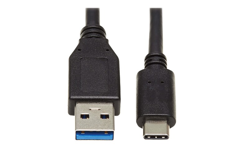 cement elektrode Potentieel Tripp Lite USB-C to USB-A Cable (M/M) - USB 3.1 Gen 1, 5 Gbps, Thunderbolt  3 Compatible, 20 in. - USB-C cable - 24 pin - U428-20N - USB Cables -  CDW.com