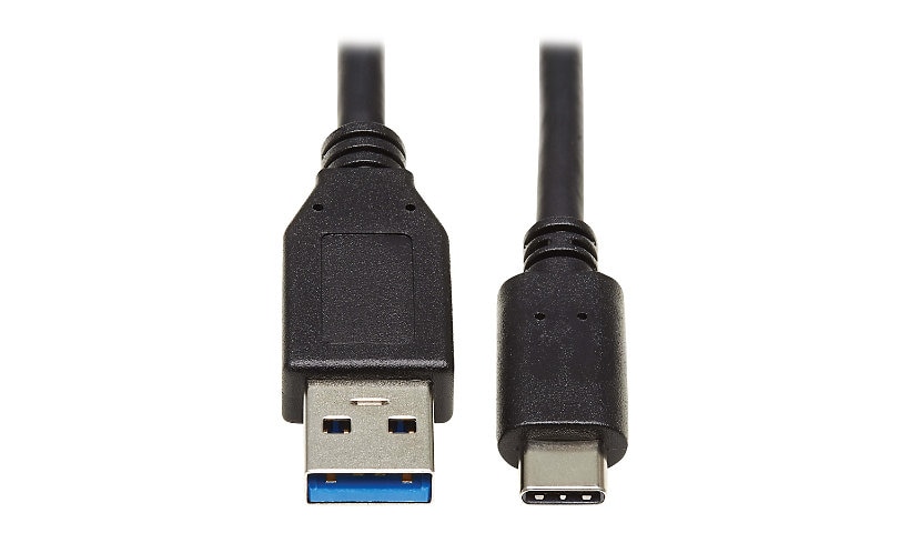Eaton Tripp Lite Series USB-C to USB-A Cable (M/M), USB 3.2 Gen 2 (10 Gbps), Thunderbolt 3 Compatible, 20-in. (50.8 cm)
