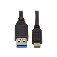 Eaton Tripp Lite Series USB-C to USB-A Cable (M/M), USB 3.2 Gen 2 (10 Gbps), Thunderbolt 3 Compatible, 20-in. (50.8 cm)