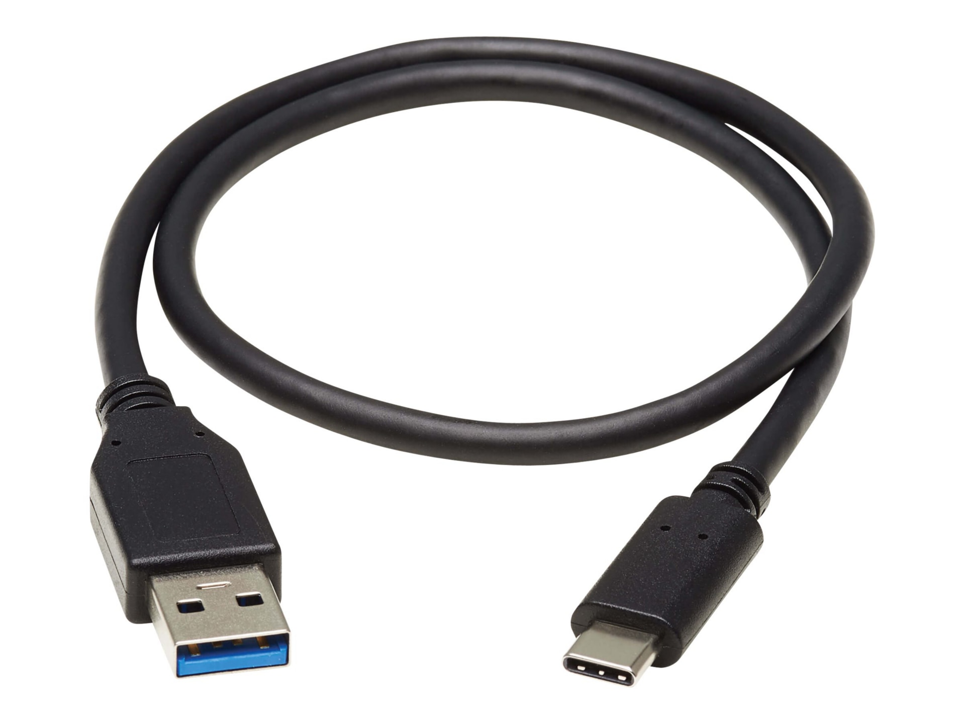 Thumbnail 2 of 5 for Eaton Tripp Lite Series USB-C to USB-A Cable (M/M), USB 3.2 Gen 2 (10 Gbps), Thunderbolt 3 Compatible, 20-in. (50.8 cm)