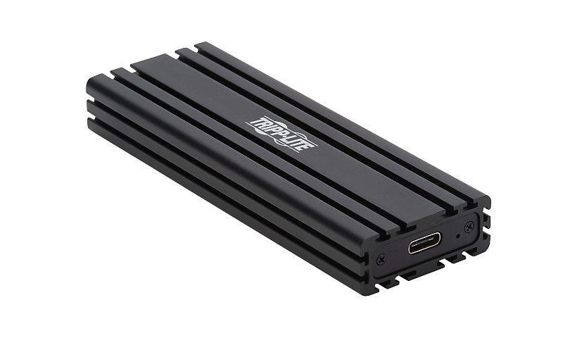 Tripp Lite USB-C to M.2 NVMe SSD (M-Key) Enclosure Adapter - USB 3.1 Gen 2 (10 Gbps), Thunderbolt 3, UASP - storage