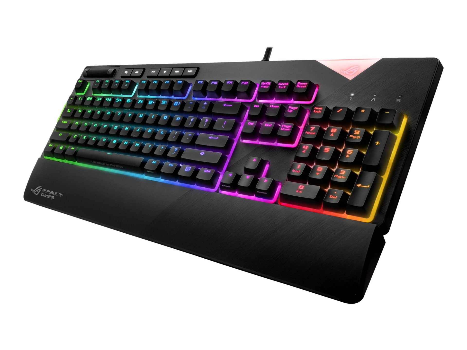 ASUS ROG Strix Flare - keyboard - US - steel gray