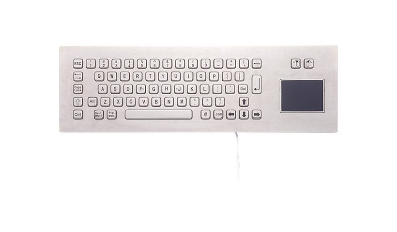 iKey PM-65-TP-SS - keyboard - with touchpad