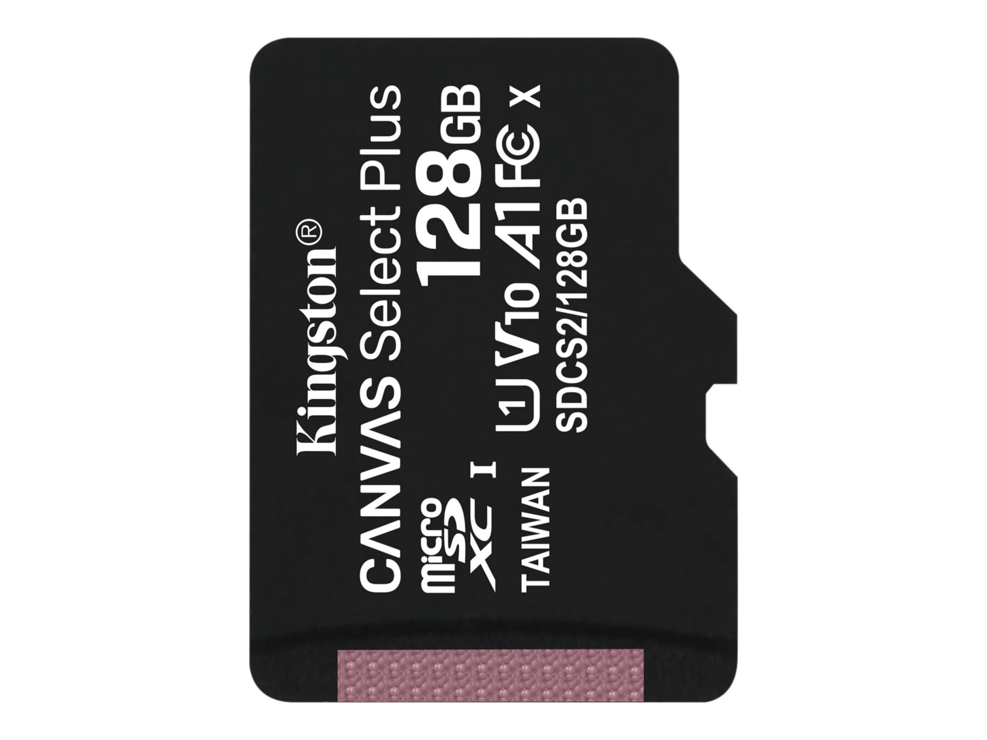 Kingston Canvas Select Plus - flash memory card - 128 GB - microSDXC UHS-I