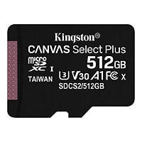 Kingston Canvas Select Plus - flash memory card - 512 GB - SDXC UHS-I