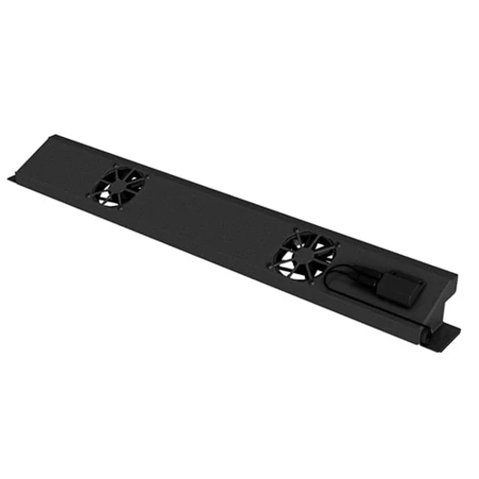 Chief Impact On-Wall Kiosk Fan Kit - Black - kiosk fan kit