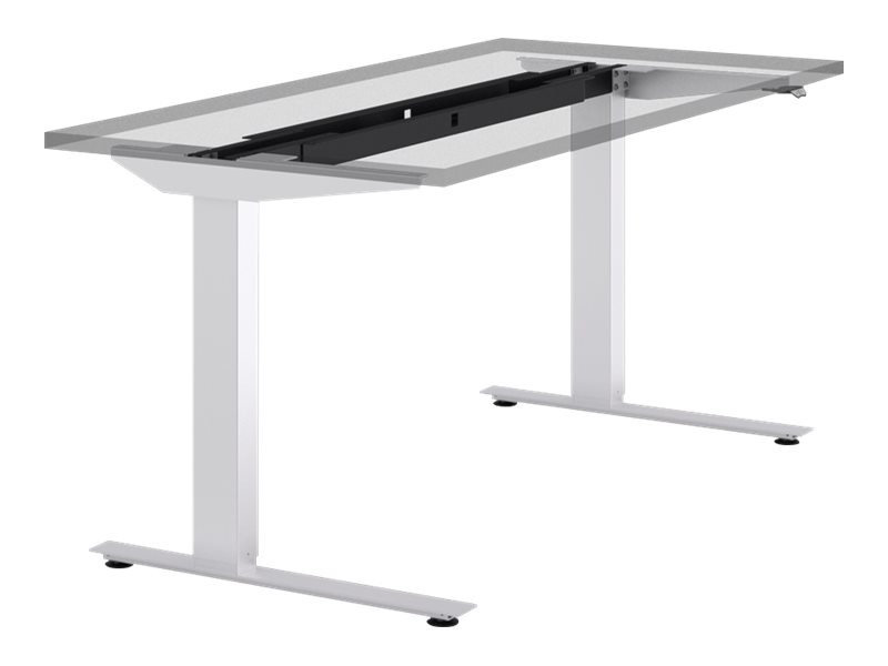 Humanscale Efloat Lite Sit Stand Desk For Rectangular Top Silver